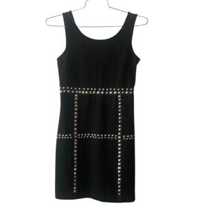 Candies <  Limited Edition Studded Black Bodycon Dress Sz Medium